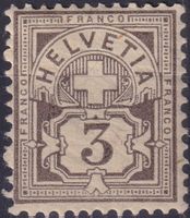 59A (Ziffermuster) ** postfrische Marke, Kat: 200.-+