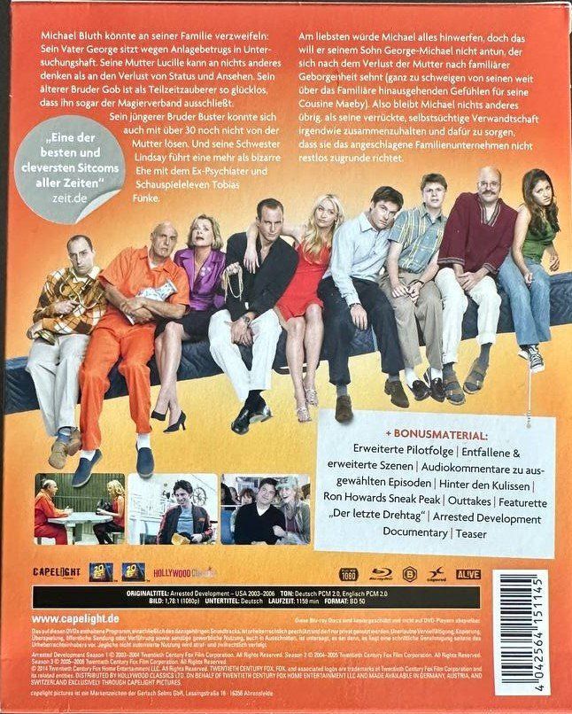 Tutti i DVDs: Arrested Development Staffel 1-3 Blu-ray Box Set – Usato da Beringen venduto da Mantafisch1 1
