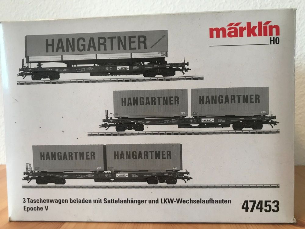 Märklin 47453, GüterwagenSet Hangartner Kaufen auf Ricardo