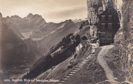 Ansichtskarte Aescher, Seealpsee, Altmann (* ungelaufen)