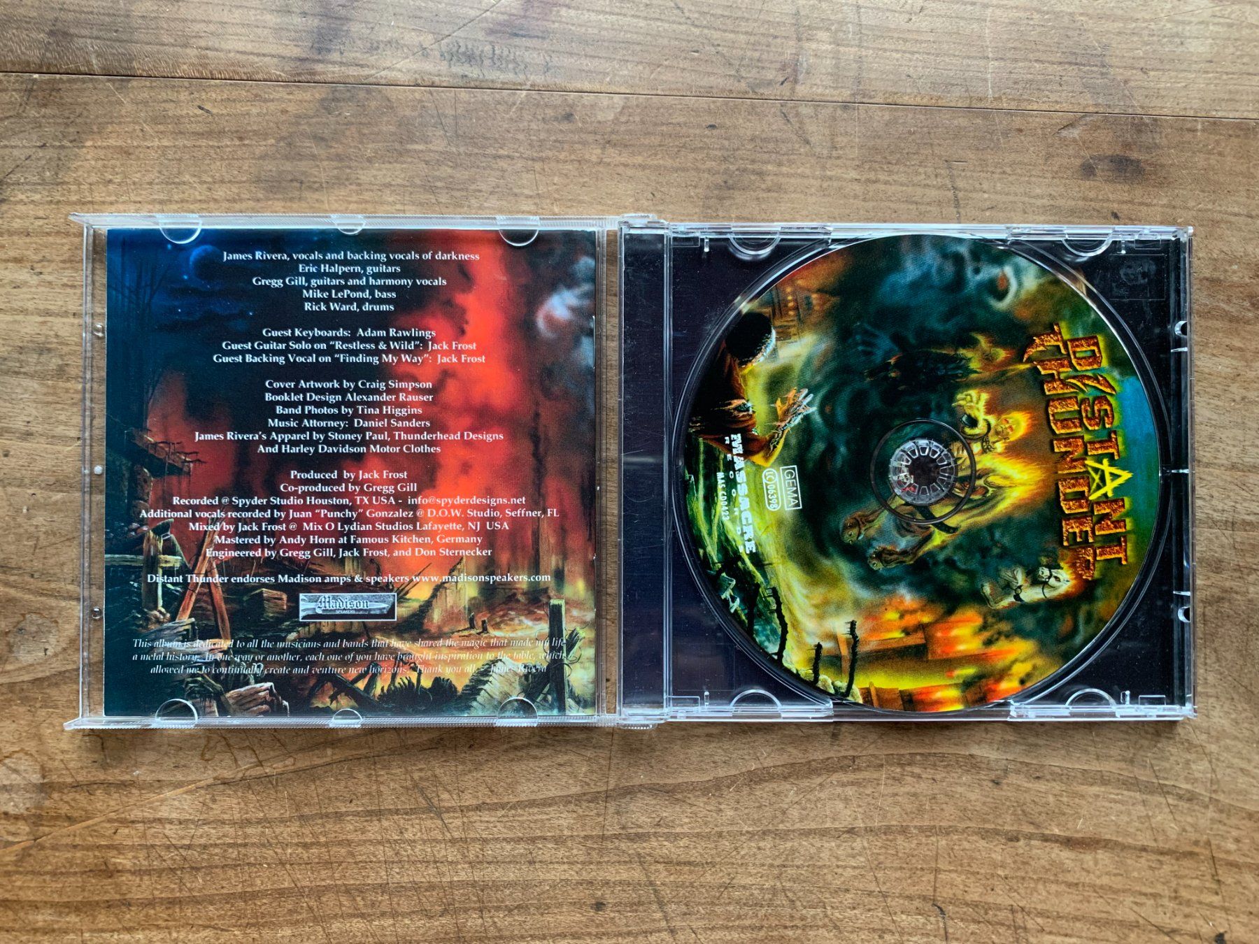CD: Distant Thunder Welcome The End Heavy Metal CD Helstar – Usato da Willerzell venduto da Stoeff8l 2