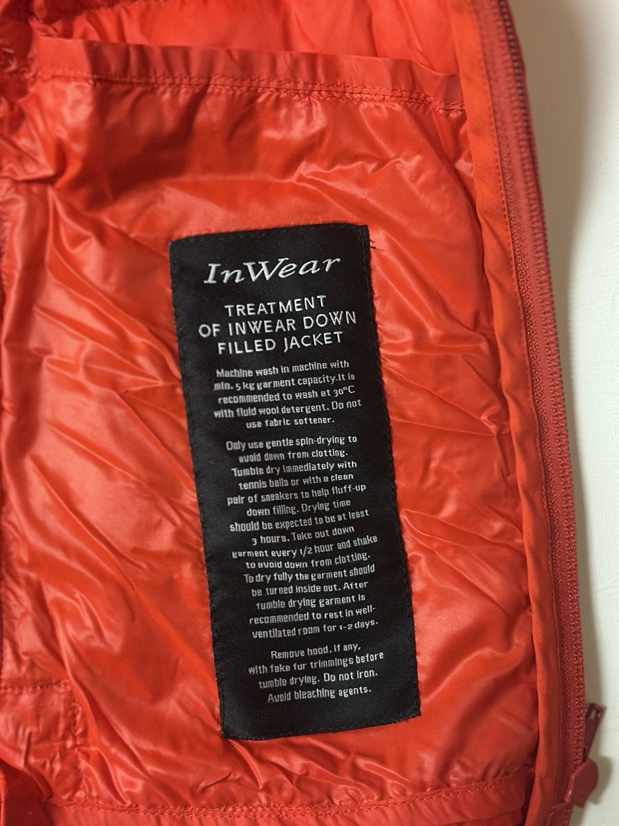 Jacken: InWear Red Down Jacket, Size 36 – Neu (gemäss Beschreibung) aus Zürich von ines2 2