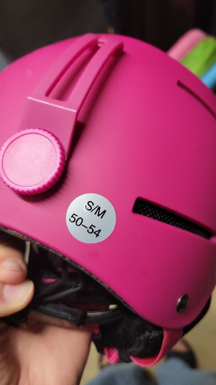 Caschi: Kinder Skihelm mit Brille  – Usato da Buchs SG venduto da Eifi_1 1