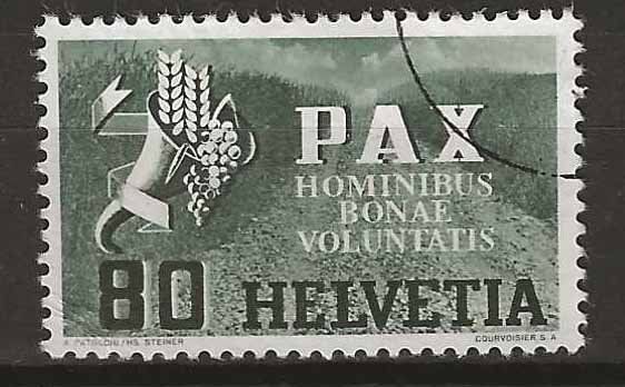 Tutti i francobolli: CH269 - Pax 80 ct. obl. – Usato da Trélex venduto da Phil_Albert