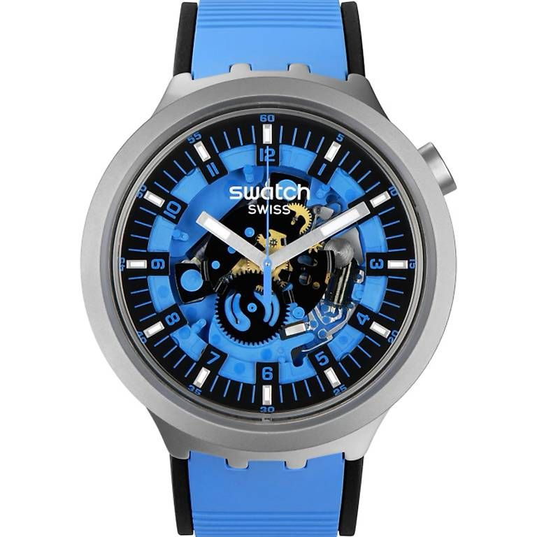 Orologi: Swatch Big Bold Irony - AZURE BLUE DAZE – Usato da Horgen venduto da theo3099 4