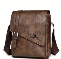 Vintage Herren Leder Schultertasche – Frühling/Sommer