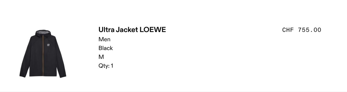 Loewe Giacche: LOEWE x On Ultra Jacket – Nuovo (secondo la descrizione) da Uetikon am See venduto da gre_5mqs 1