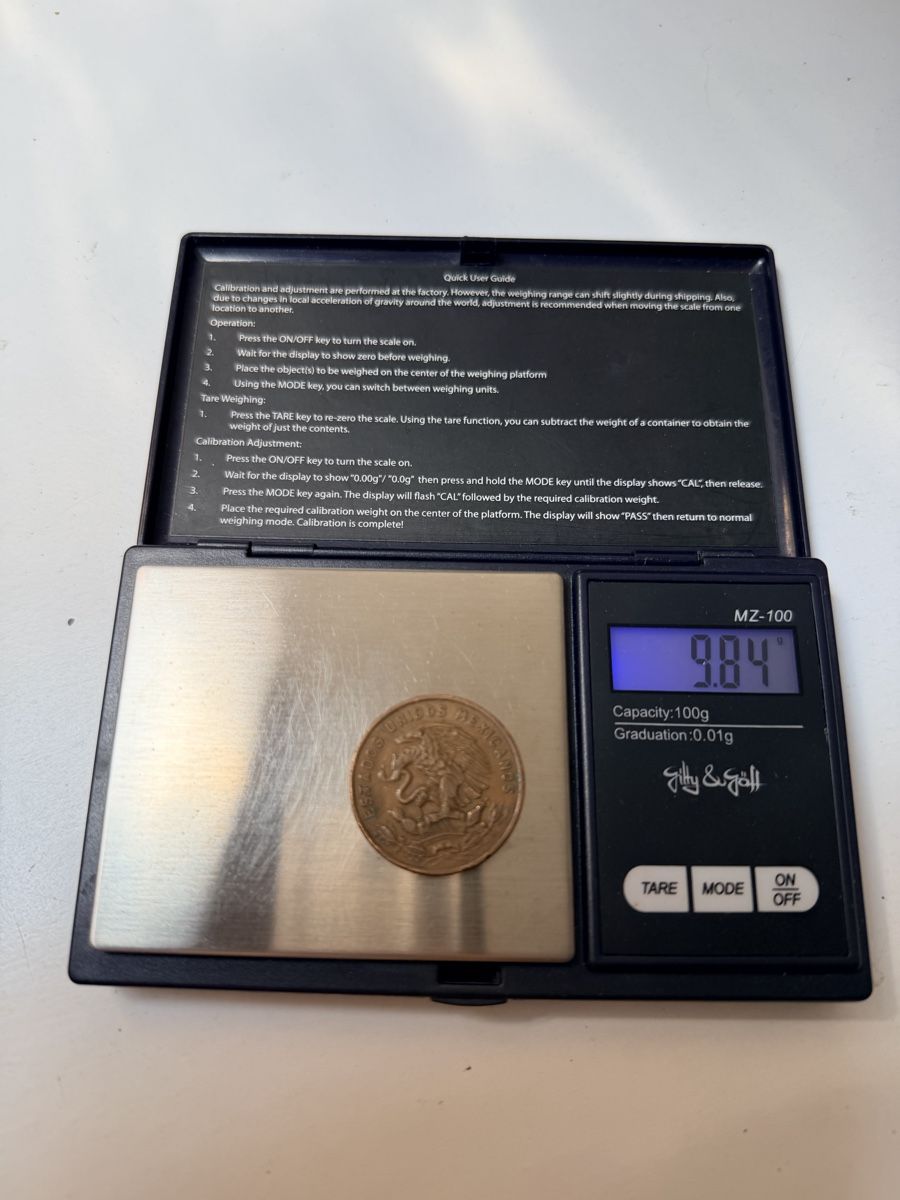 Tutti le monete: 20 Centavos Mexique 1966 , 9.84g bon etat – Usato da La Tour-de-Trème venduto da Ahamaya 2