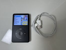 Refurbished! iPod Classic 6 128GB SD + XXL Akku in Schwarz 