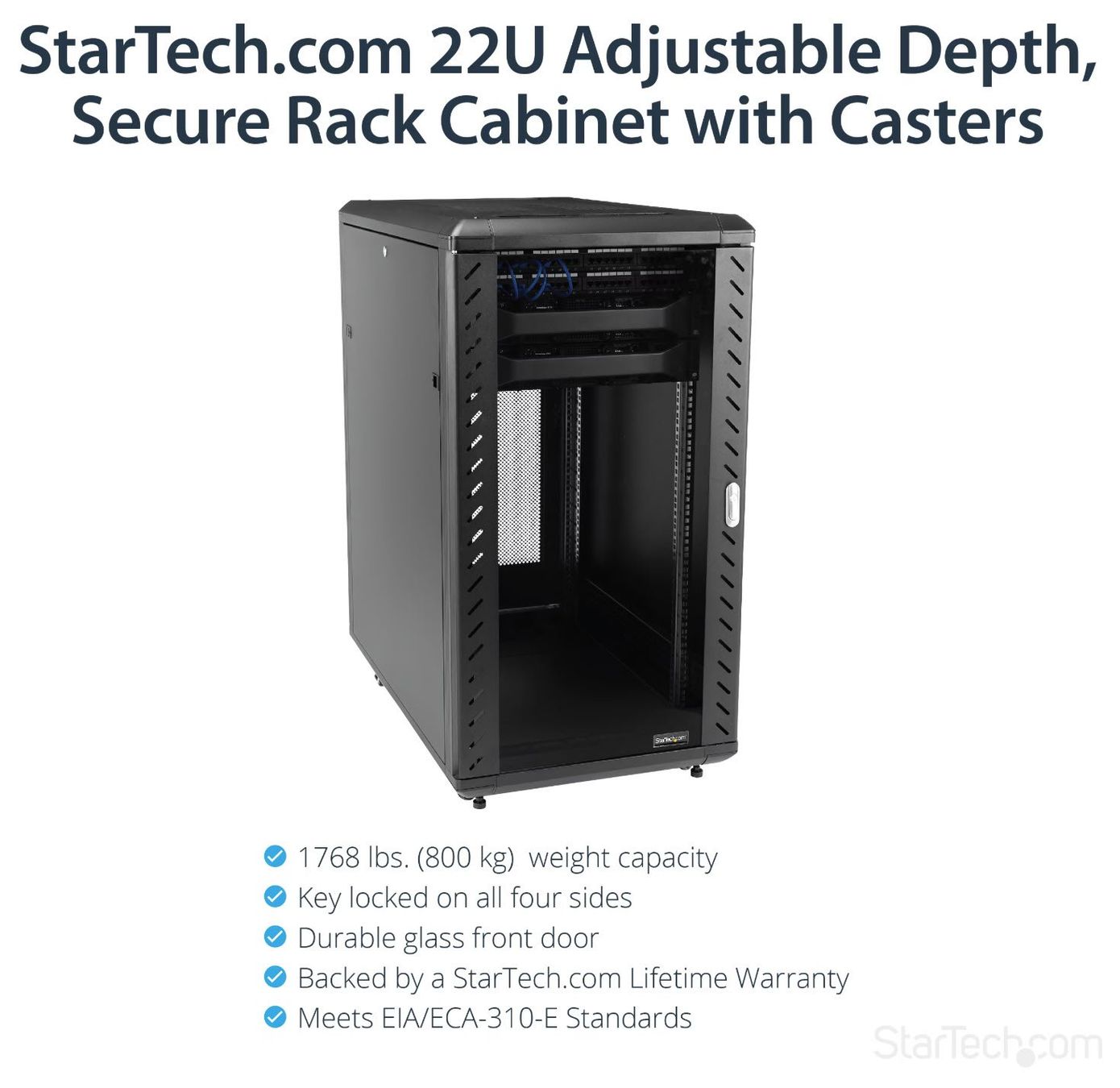 Racks & Cavalletti: StarTech 22U 36" Server Rack Cabinet / Schrank – Usato da Dietlikon venduto da phi_j5l6 5