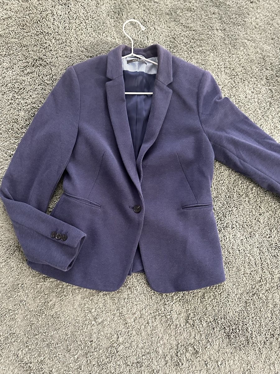 Esprit Jacken: Esprit Blazer Jacket Dark Blue Cotton Blend Size 40 – Gebraucht aus Oftringen von Eylem79 7
