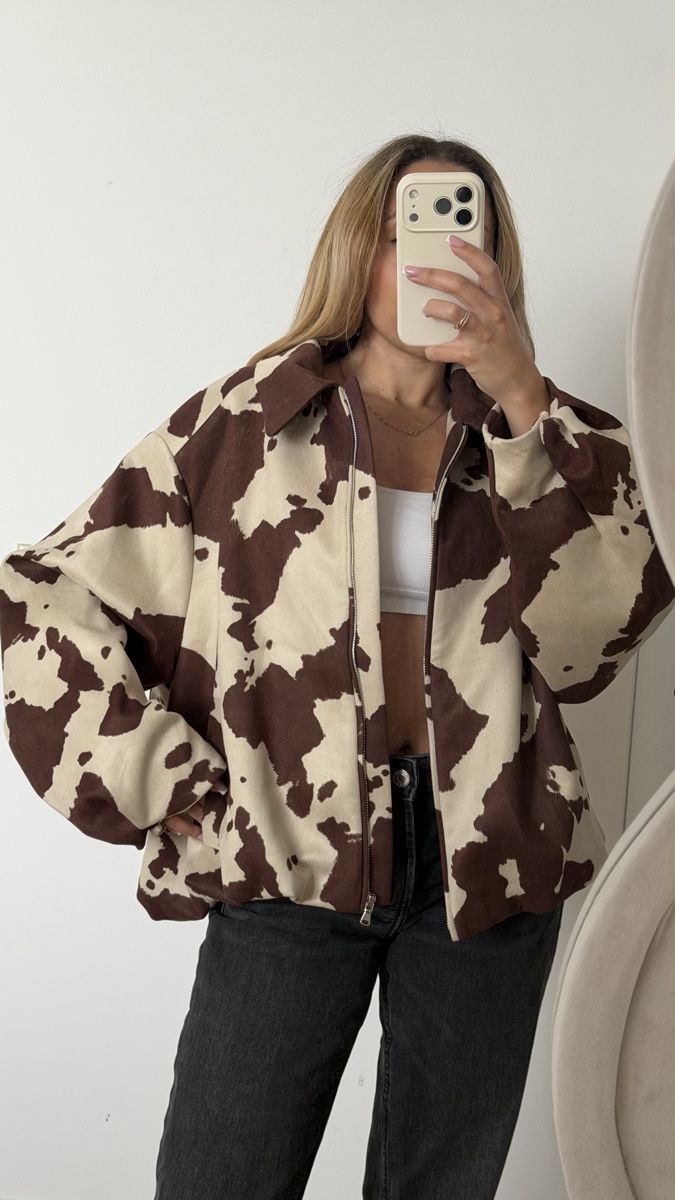 Giacche: Lumina Cow Print Jacket - Size M – Nuovo e nell'imballaggio originale da Wallisellen venduto da Periffy 5