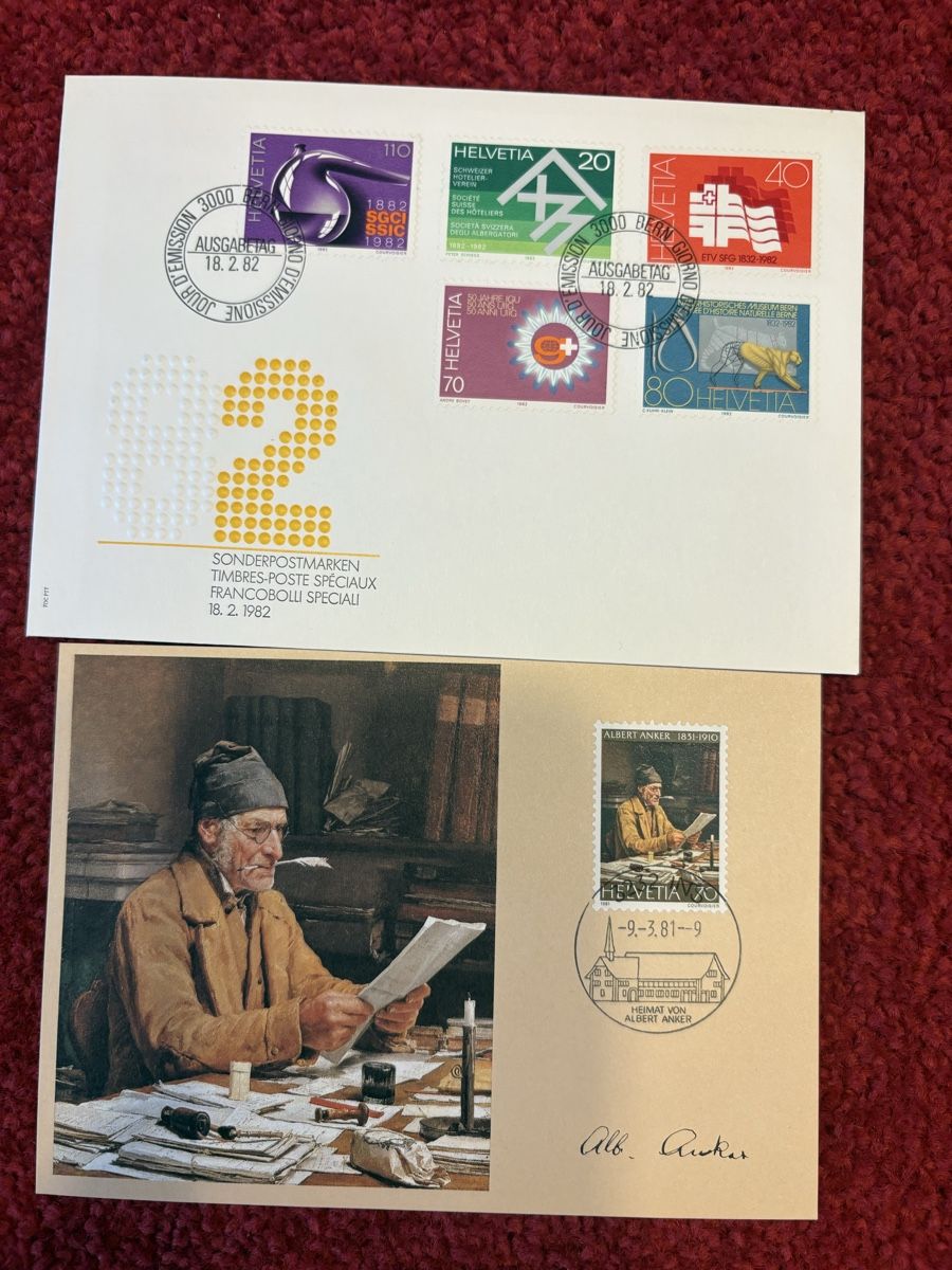 Tous les timbres: Briefmarke Alber 2 – D'occasion à Murten par Tzaugg 1