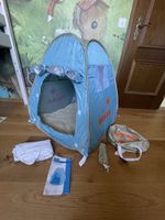 Babysommer Zelt UV Schutz mit Tasche Pop Up Reisebett Strand