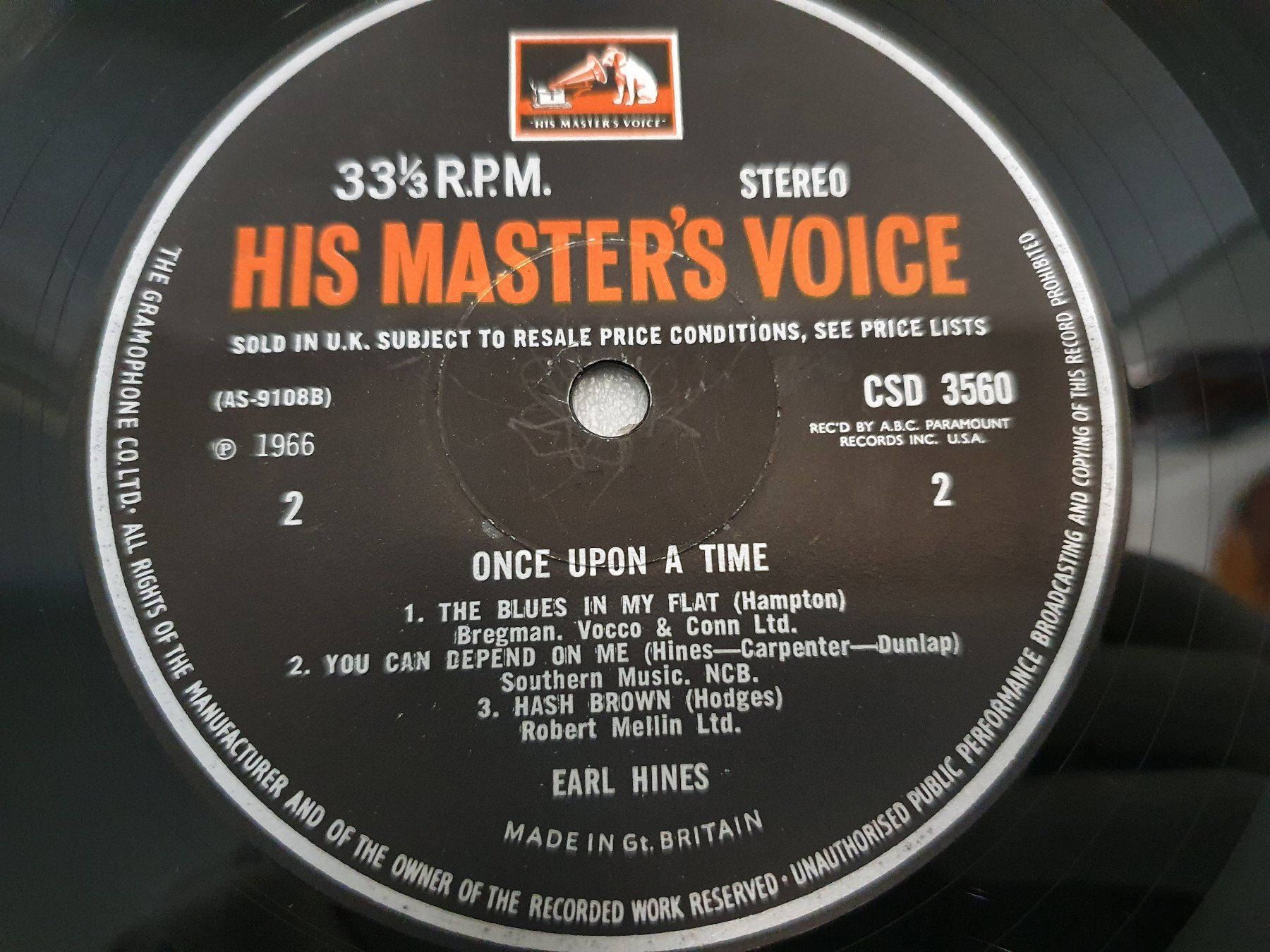 Dischi in vinile: Earl Hines – Once Upon A Time – Usato da Uster venduto da Vinyl-Leidenschaft 7