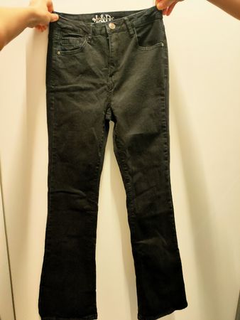 L&D Jeans Hose Gr 34 Bootcut Schwarz Top Zustand für Damen
