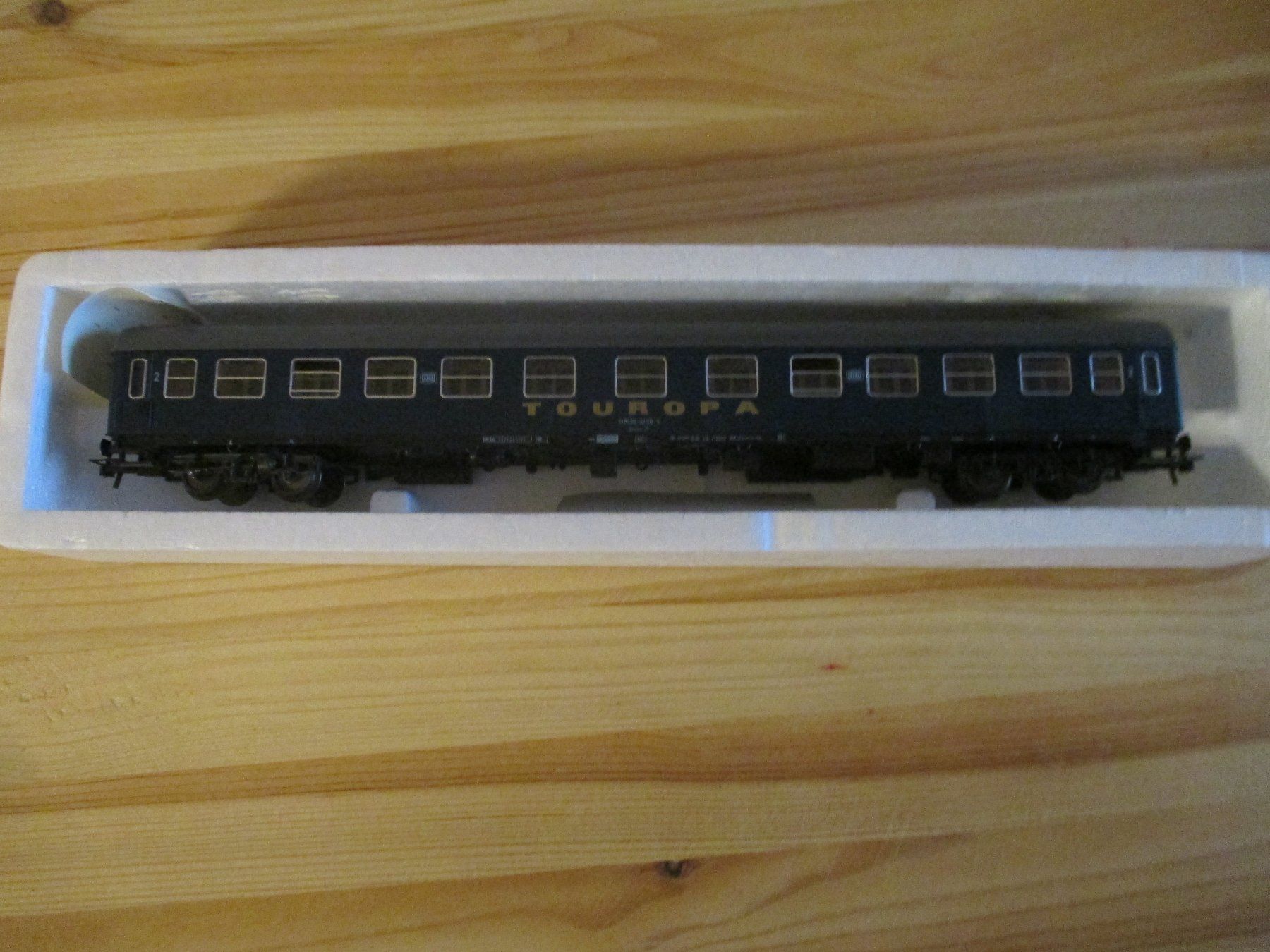 Roco Modellini di ferrovie: Roco H0 Touropa Wagen AC – Usato da Breitenbach venduto da anti11