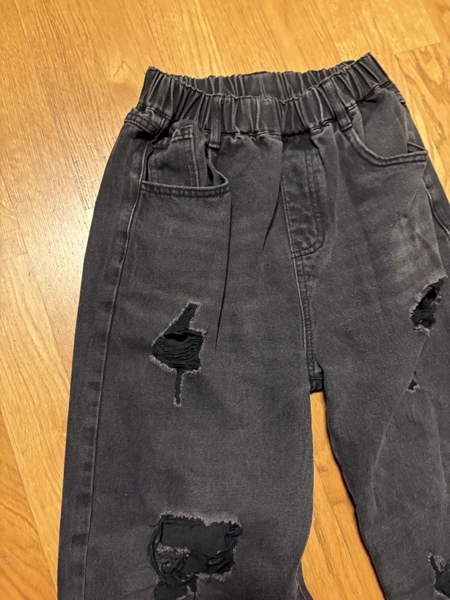 Pantaloni: Schwarze Destroyed Jeans, Jungs Grösse 160 – Usato da Beromünster venduto da msklef 2