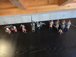 Vintage Figurenset - Ritter Set + Drache und Indianer