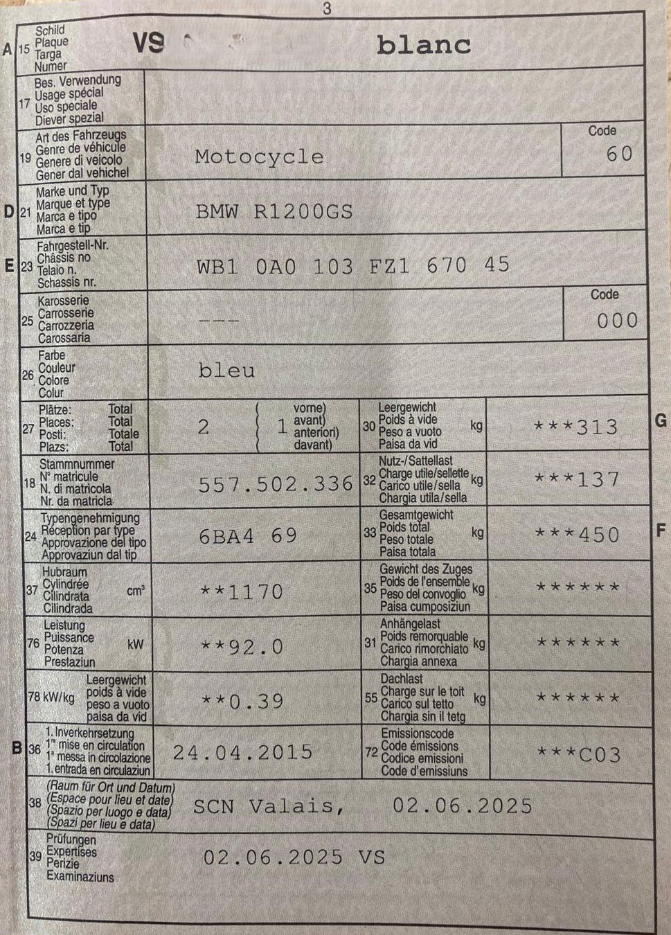 BMW Sonstige: BMW R 1200-GS Selle basse – Gebraucht aus MARTIGNY von Louloupi 4