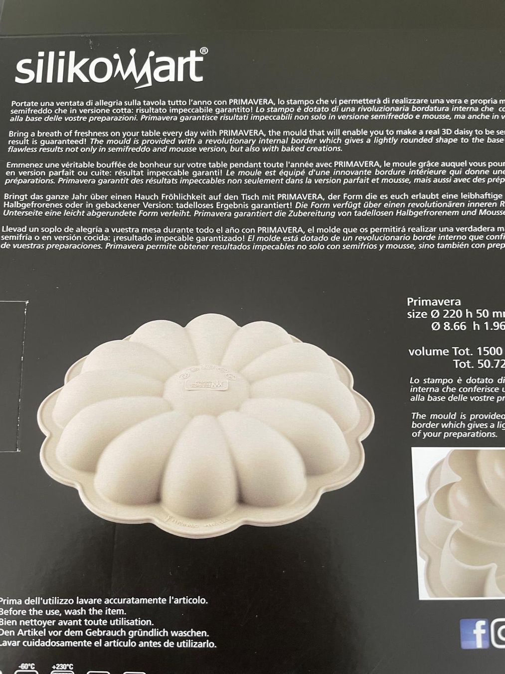 Silikomart Teglie da forno: Silikon 3D Form – Usato da Duggingen venduto da osere 3