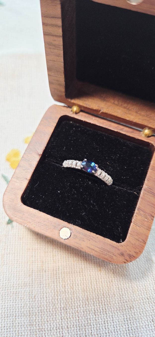 Anelli: NEW - S925 Sapphire Ring (Adjustable) – Nuovo (secondo la descrizione) da Zürich venduto da cin_wcf6 4