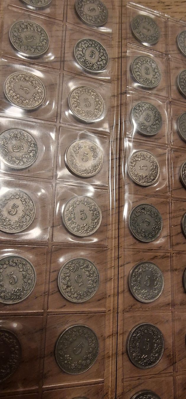 Tutti le monete: 48x 5Rp. Schweiz. div Jahrgänge – Usato da Arbon venduto da sar_l7ll 2