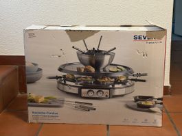 Raclette-Fondue-Kombination von SEVERIN (nur 1x gebraucht)