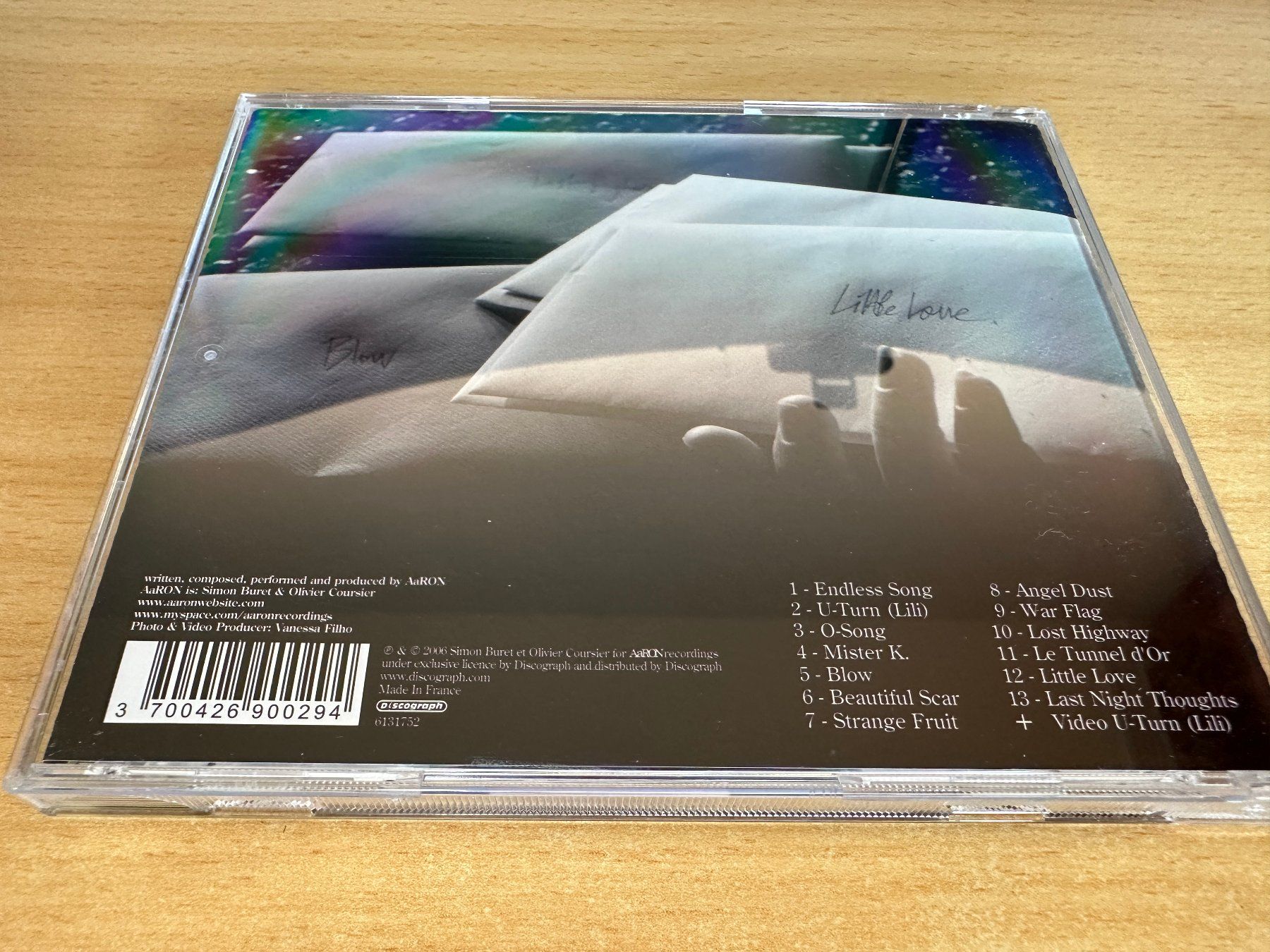 CD: AaRON - Artificial Animals Riding On Neverland – Usato da Rikon im Tösstal venduto da Alpenmutz 1