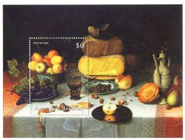 Block "Käse & Obst". Antigua und Barbuda