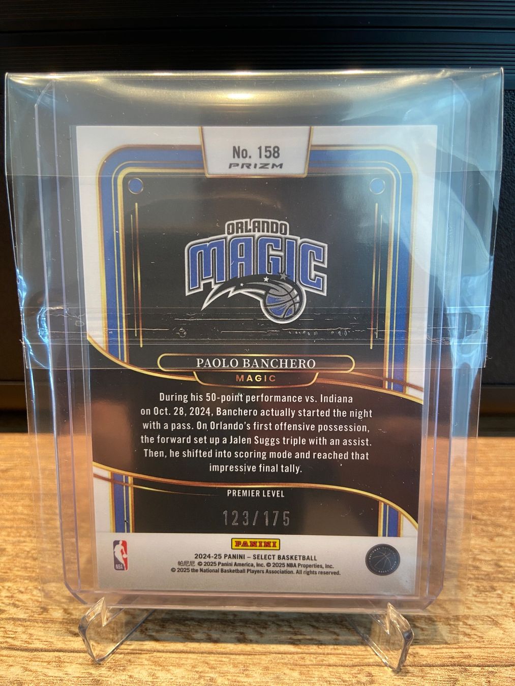 Panini Carte collezionabili: Paolo Banchero 123/175 Panini Select 24/25 – Usato da Dagmersellen venduto da dav_b656 1
