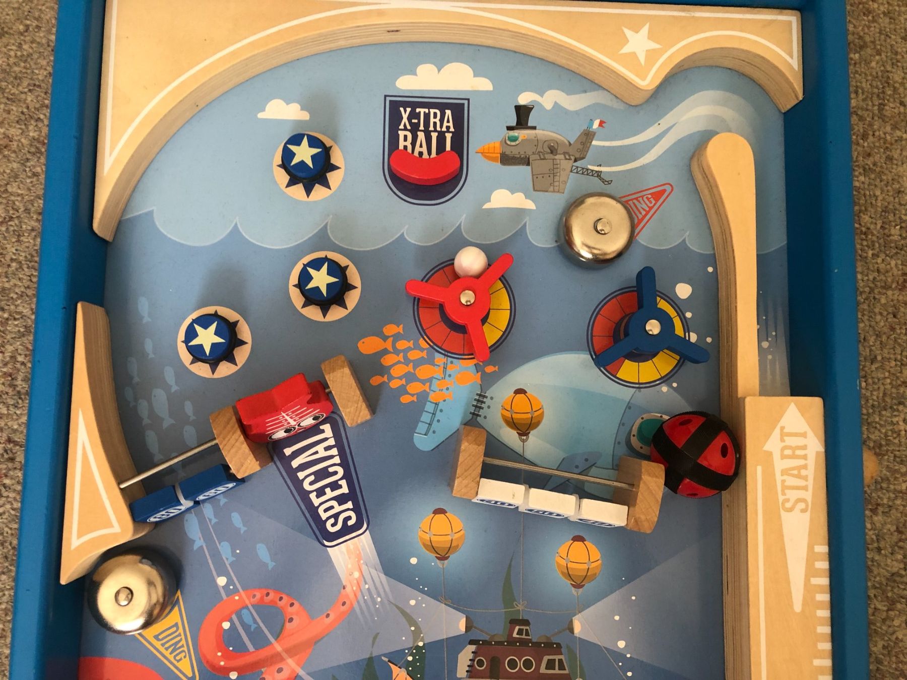 Vilac Giochi: Tisch-Fipperkasten aus Holz – Usato da Bassersdorf venduto da sammelfloh 2