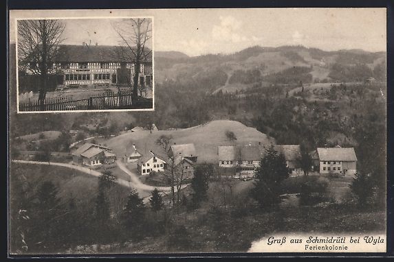 Cartoline postali: Schmidrüti bei Wyla, Erholungsheim, Fer – Usato da Berlin venduto da bartko-reher
