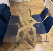  Kristalltisch der Marke Eurosedia, Made in Italy