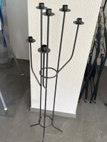grosser Eisen Kerzenständer, 101 cm