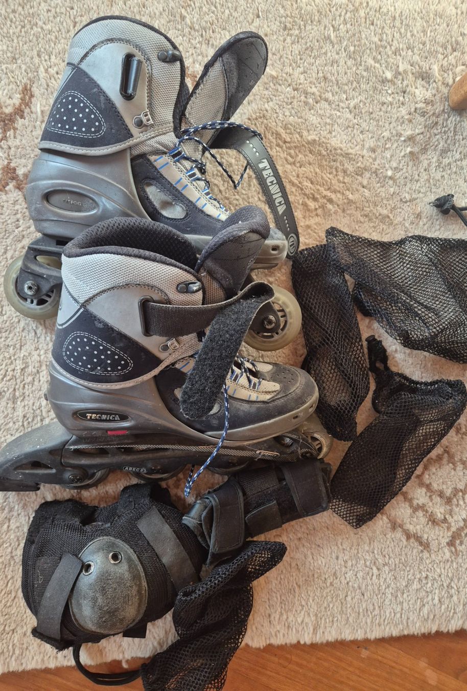 Pattini in linea & Pattini a rotelle: Inline Skates - Tecnica - Grösse 39.5 - inkl. Schoner – Usato da Buchs SG venduto da MStBu 7