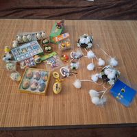 Versand möglich.  Diverse Osterdeko, u.a. Eier aus Glas
