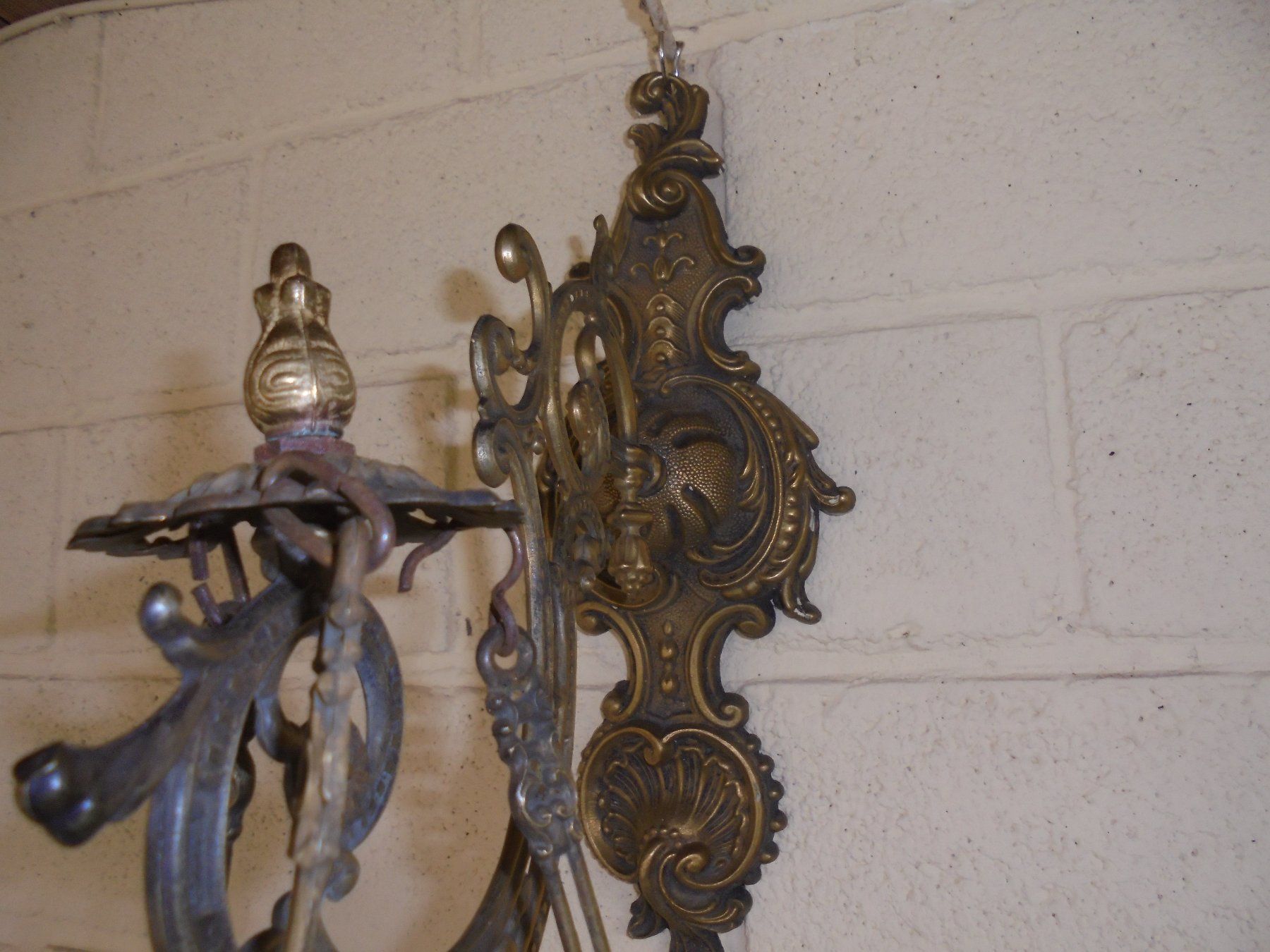 Lampade: Antike Wandpetroleumlampe, ca. 1930-40 – Usato da Camorino venduto da Hunpete 8