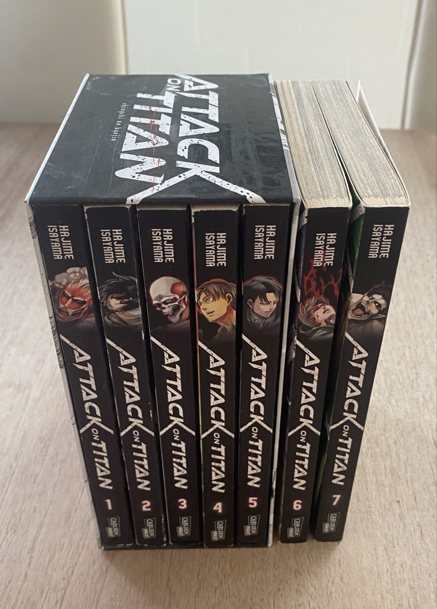 Fumetti: Attack on titan Band 1-7 deutsch – Usato da Rothenburg venduto da ZanyDruid