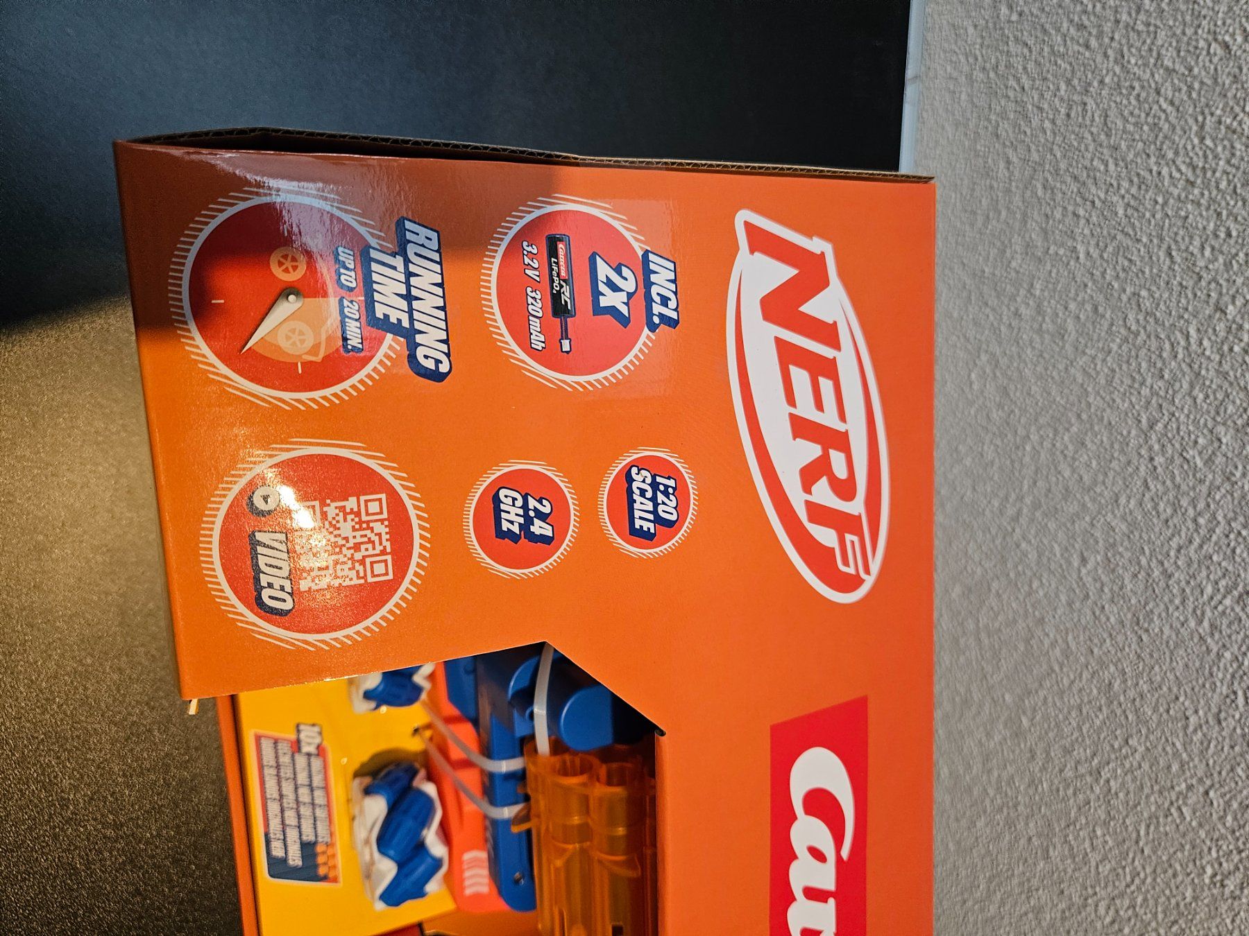 Modellismo RC: Neu - Carrera - Nerf Blasting Car RC – Nuovo e nell'imballaggio originale da Dagmersellen venduto da Jarsetz_Restposten 3