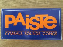 Paiste Cymbals Sounds Gongs Vintage Aufkleber