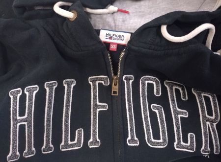 Tommy Hilfiger Hoodie Damen schwarz Gr. XS Kapuze