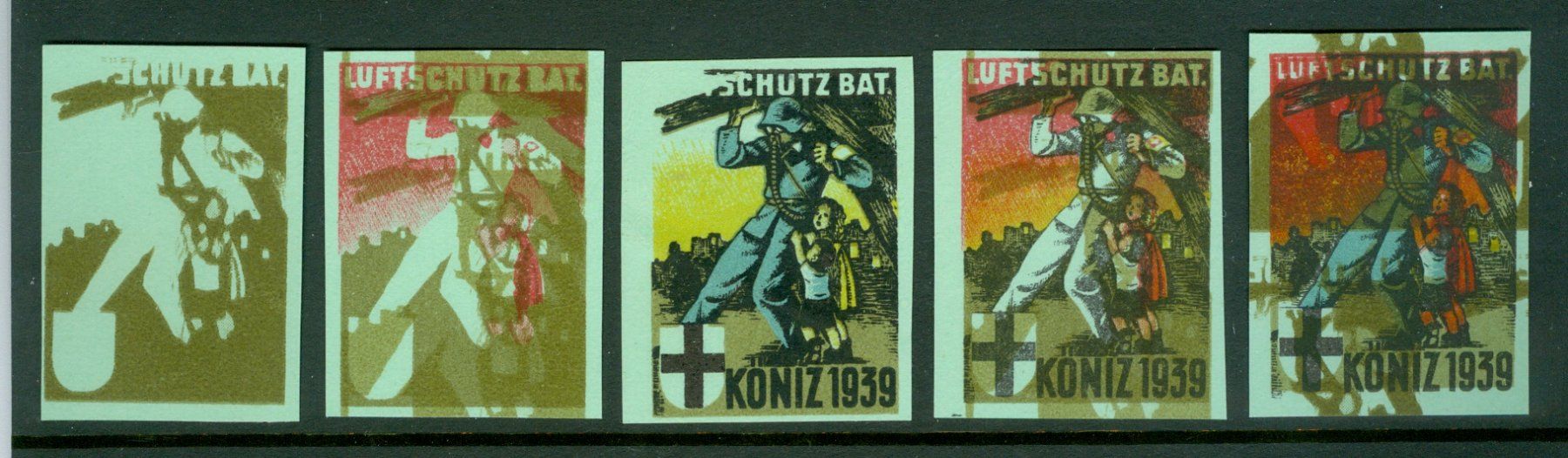 Tous les timbres: Luftschutz Bat Köniz – D'occasion à Zürich par yago-rot