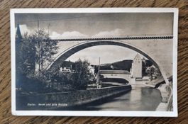 Neue und Alte Brücke Baden 1926