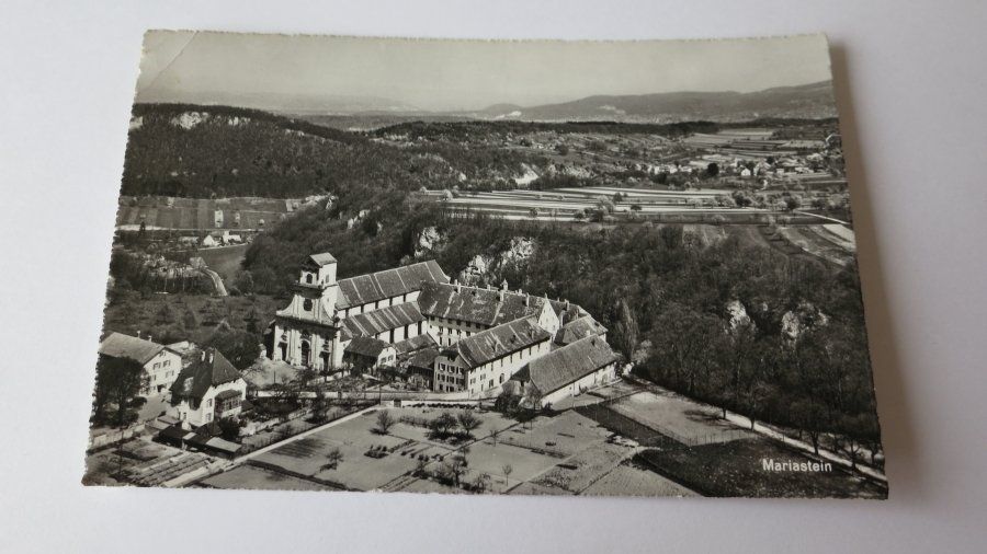 Ansichtskarten: Mariastein / SO - Luftaufnahme - 1967 – Gebraucht aus Jona von centumprata