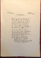 Georges Addor 1860-1938 Vaud Waadt Autograph PAX MUNDI