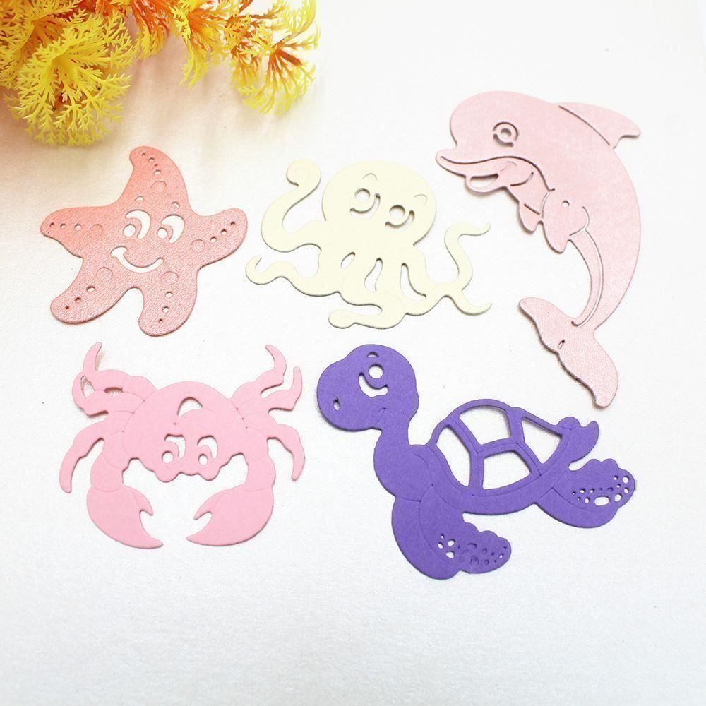 Pochoirs: MEERESTIERE 5-TEILIG STANZSCHABLONE – Neuf avec emballage d'origine à Affoltern am Albis par scrapbooking 4