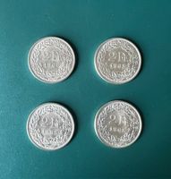 2 Franken Silber 4 stuck 1965