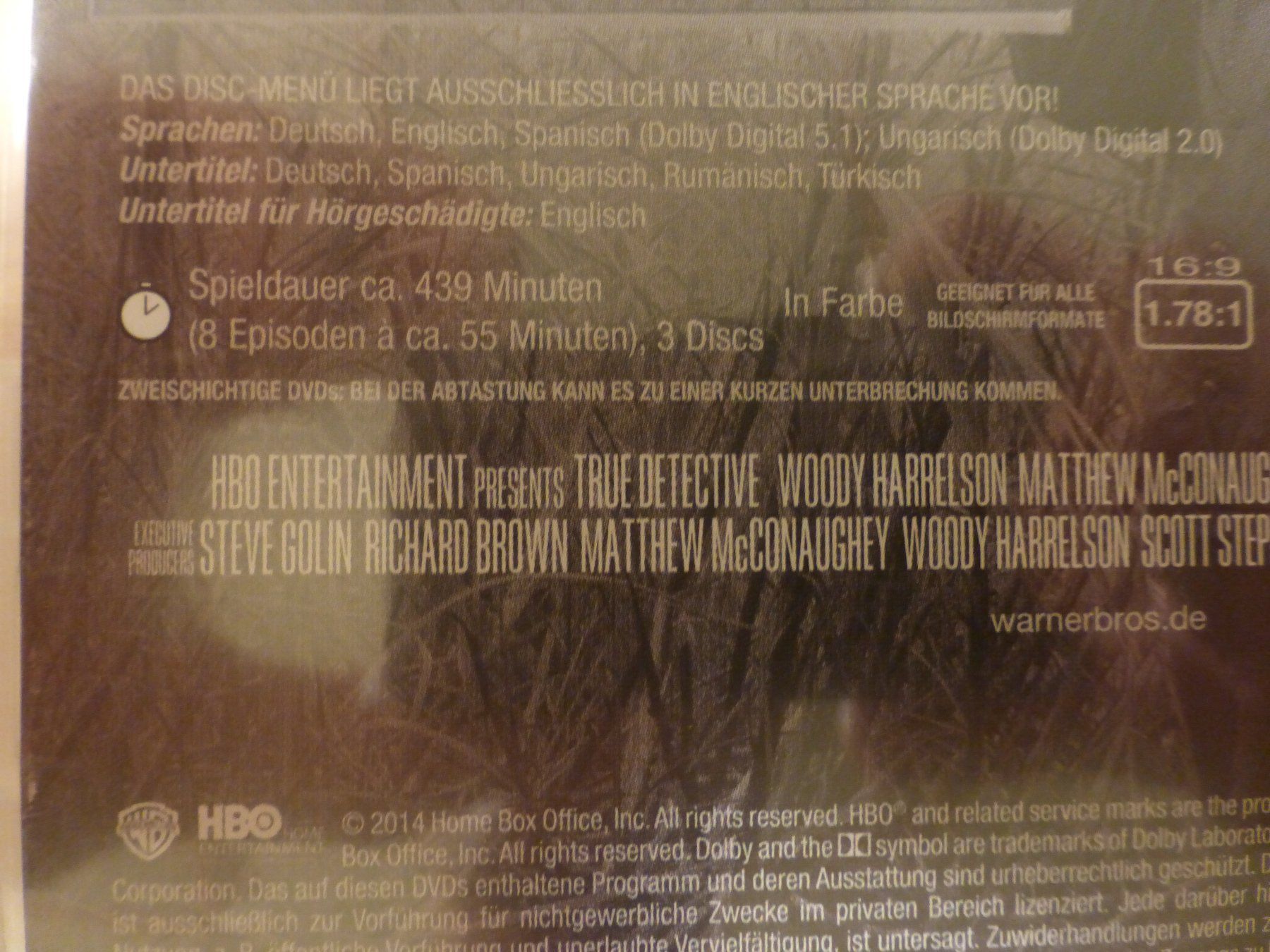 Tutti i DVDs: True Detective Season 1 DVD – Usato da Zumikon venduto da psisound 3