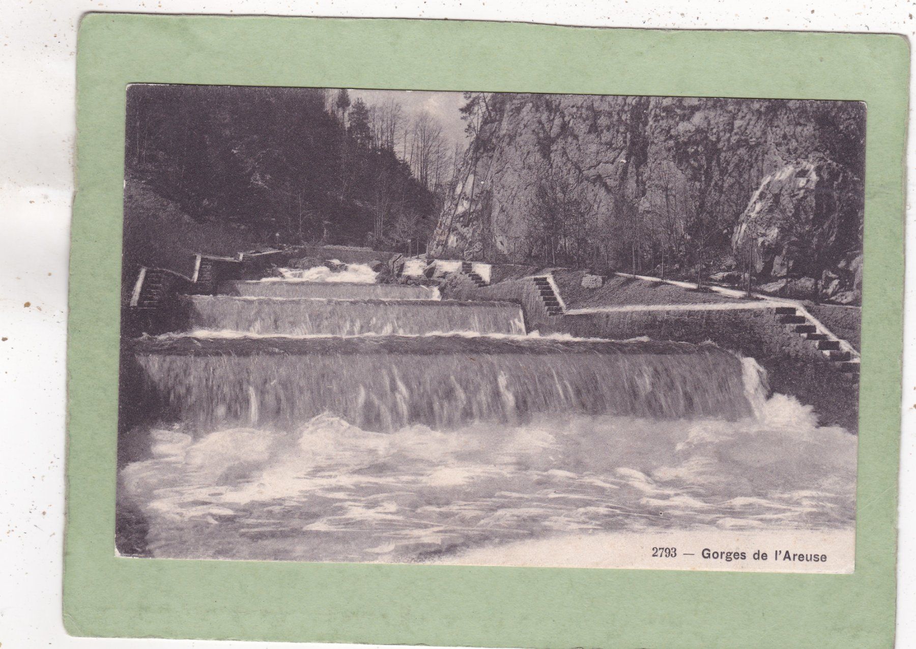 Ansichtskarten: Gorges de l' Areuse – Gebraucht aus Herisau von Lisegrat2008